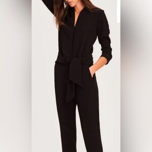 ba&sh Classic Black Jumpsuit cycy size medium NWOT wore once & had dry cleaned